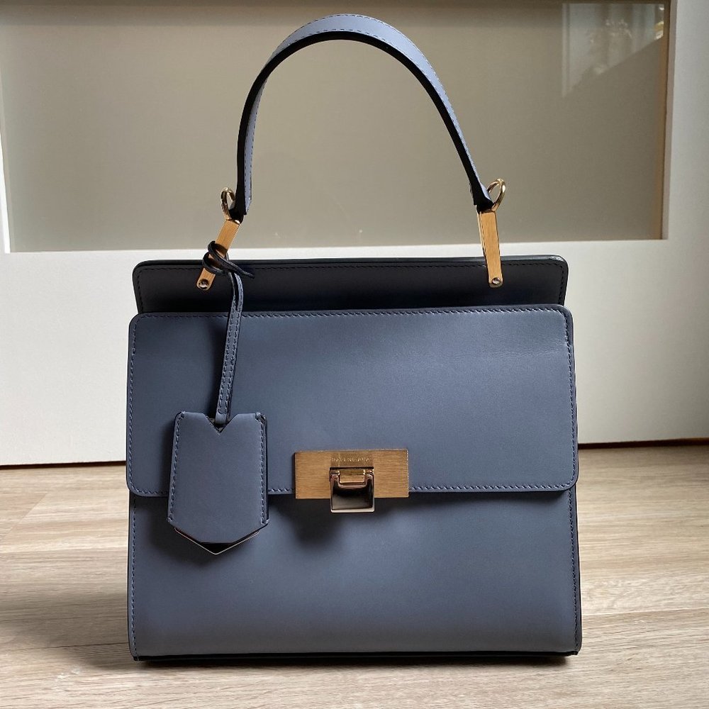Balenciaga Le Dix Zip Cartable S Shoulder Bag, Color Gris Graphite